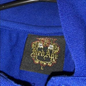 Royal blue polo type shirt